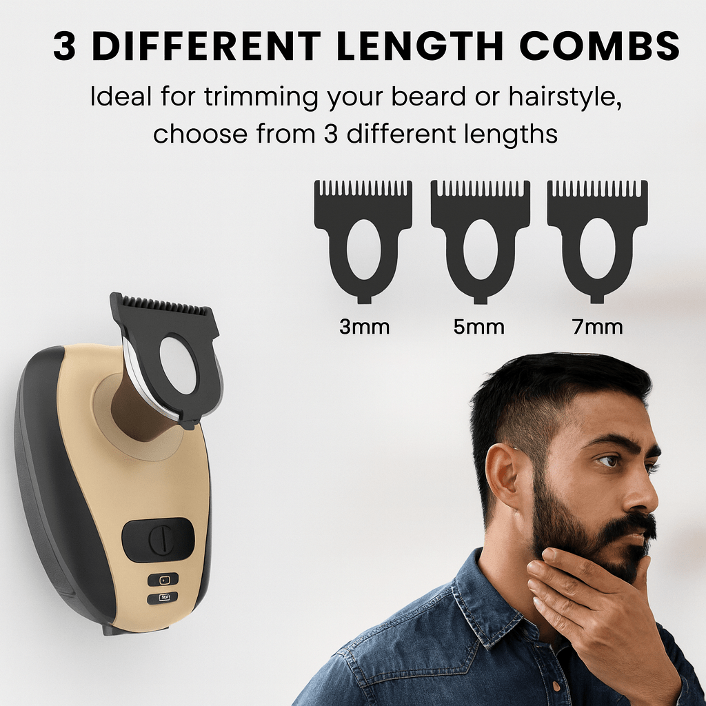 Electric Shavers for Men, 5 in 1 Mens Grooming Kit with Nose Hair Trimmer and Facial Cleansing Brush, Electric – image 5