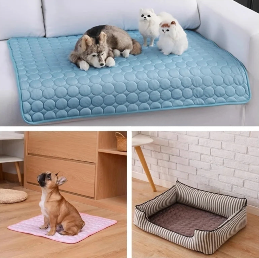 ChillMate | Pet Cooling Mat with Ice Silk Top Layer for Instant Relief