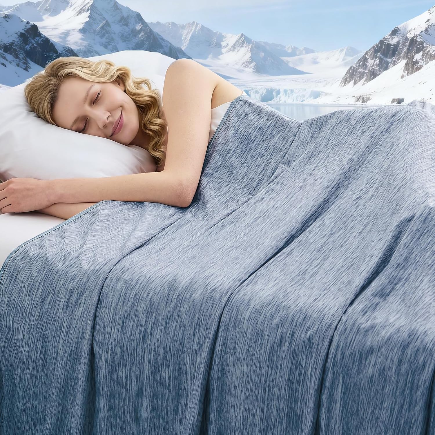 ChillWave | Cooling Blanket for Bed with Breathable Fabric | Lightweight Softness for Hot Sleepers 10