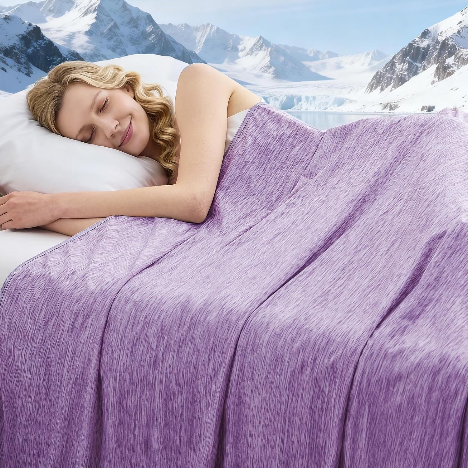ChillWave | Cooling Blanket for Bed with Breathable Fabric | Lightweight Softness for Hot Sleepers 14