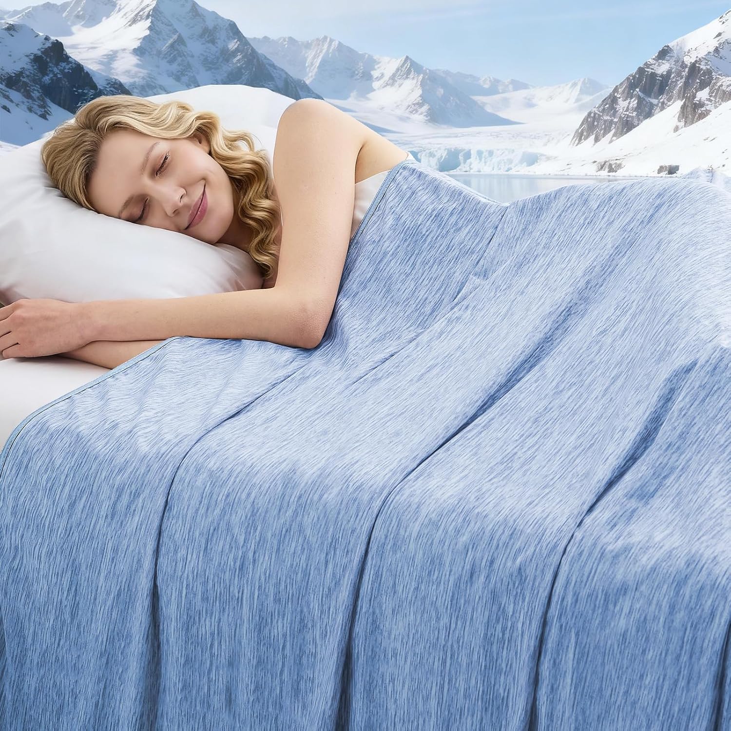 ChillWave | Cooling Blanket for Bed with Breathable Fabric | Lightweight Softness for Hot Sleepers 9