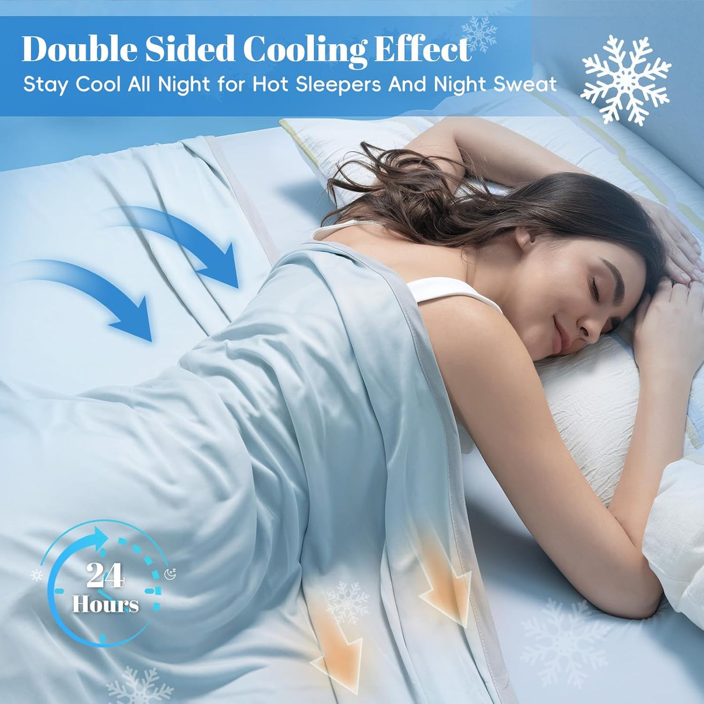 Chill Comfort | Cooling Blanket for Bed with Double-Sided Arc-Chill Technology | Lightweight Design for Refreshing Sleep 2