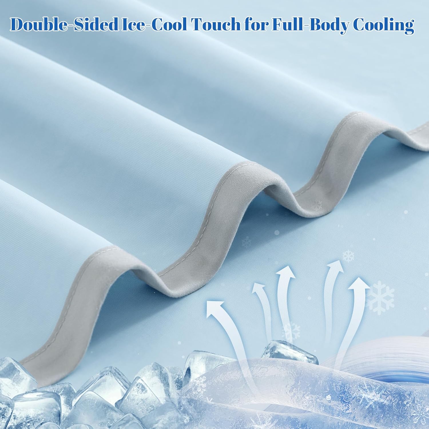 Chill Comfort | Cooling Blanket for Bed with Double-Sided Arc-Chill Technology | Lightweight Design for Refreshing Sleep 4