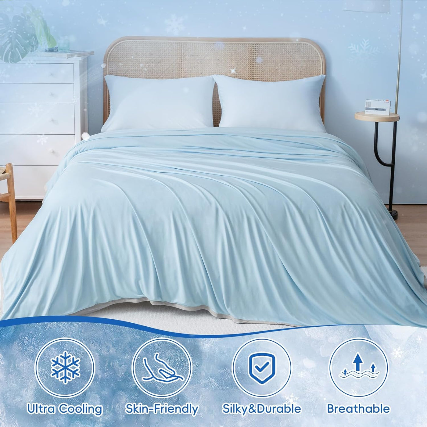 Chill Comfort | Cooling Blanket for Bed with Double-Sided Arc-Chill Technology | Lightweight Design for Refreshing Sleep 6