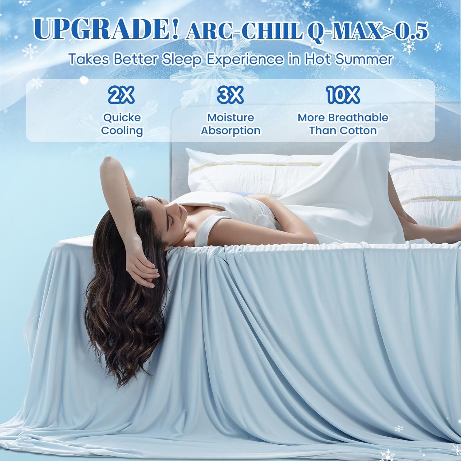 Chill Comfort | Cooling Blanket for Bed with Double-Sided Arc-Chill Technology | Lightweight Design for Refreshing Sleep 7