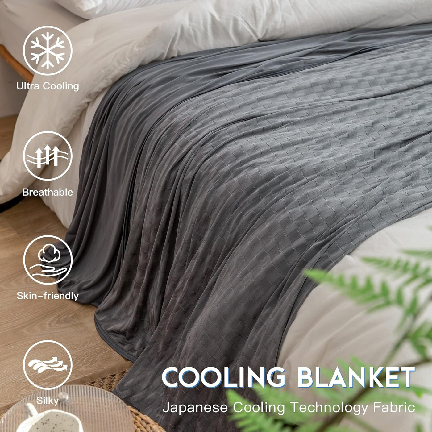 Chill Comfort | Cooling Blanket for Bed with Double-Sided Effect | Soft Breathable Material for Refreshing Sleep 5