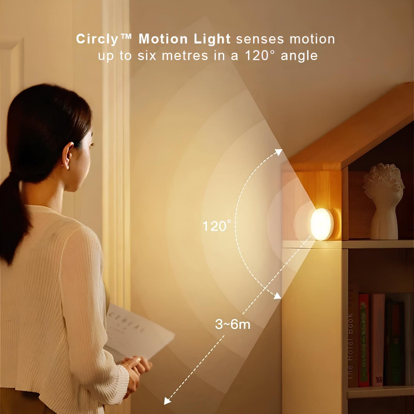 Circly | Motion Sensor Light with Energy-Saving Design | Versatile Home Illumination Solution 3