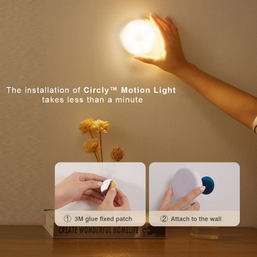 Circly | Motion Sensor Light with Energy-Saving Design | Versatile Home Illumination Solution 4