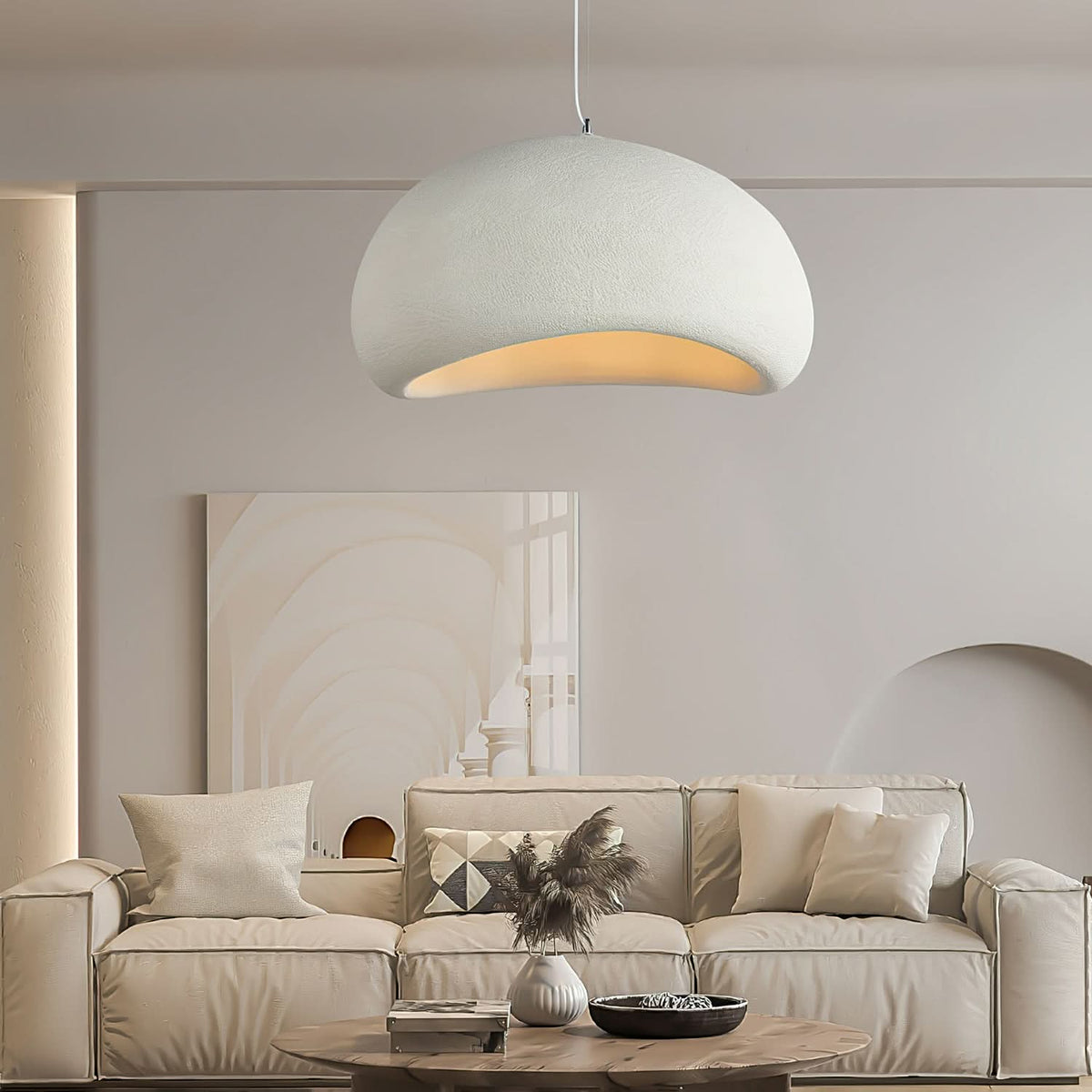 Pendant Ceiling Lights, Dimmable Pendant Light with E27 LED Bulb, Modern Hanging Light Fitting for Living Room Lighting_05