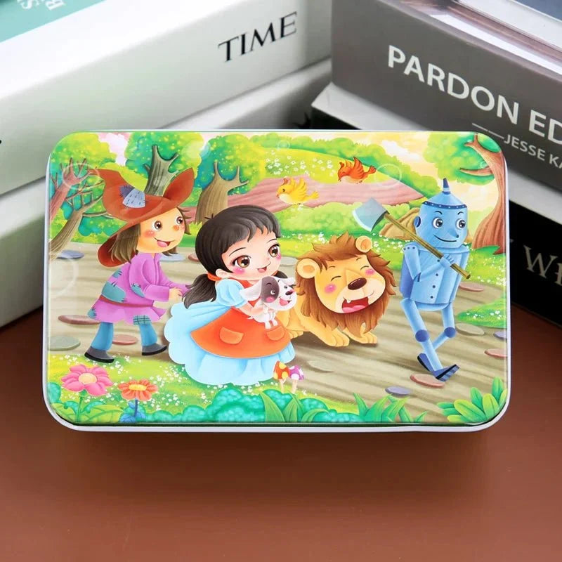 Wooden Jigsaw Puzzle 60 Pieces, Animal Jigsaw Puzzles for 3 Year Olds, Wooden Puzzles with Board and Storage Box_29