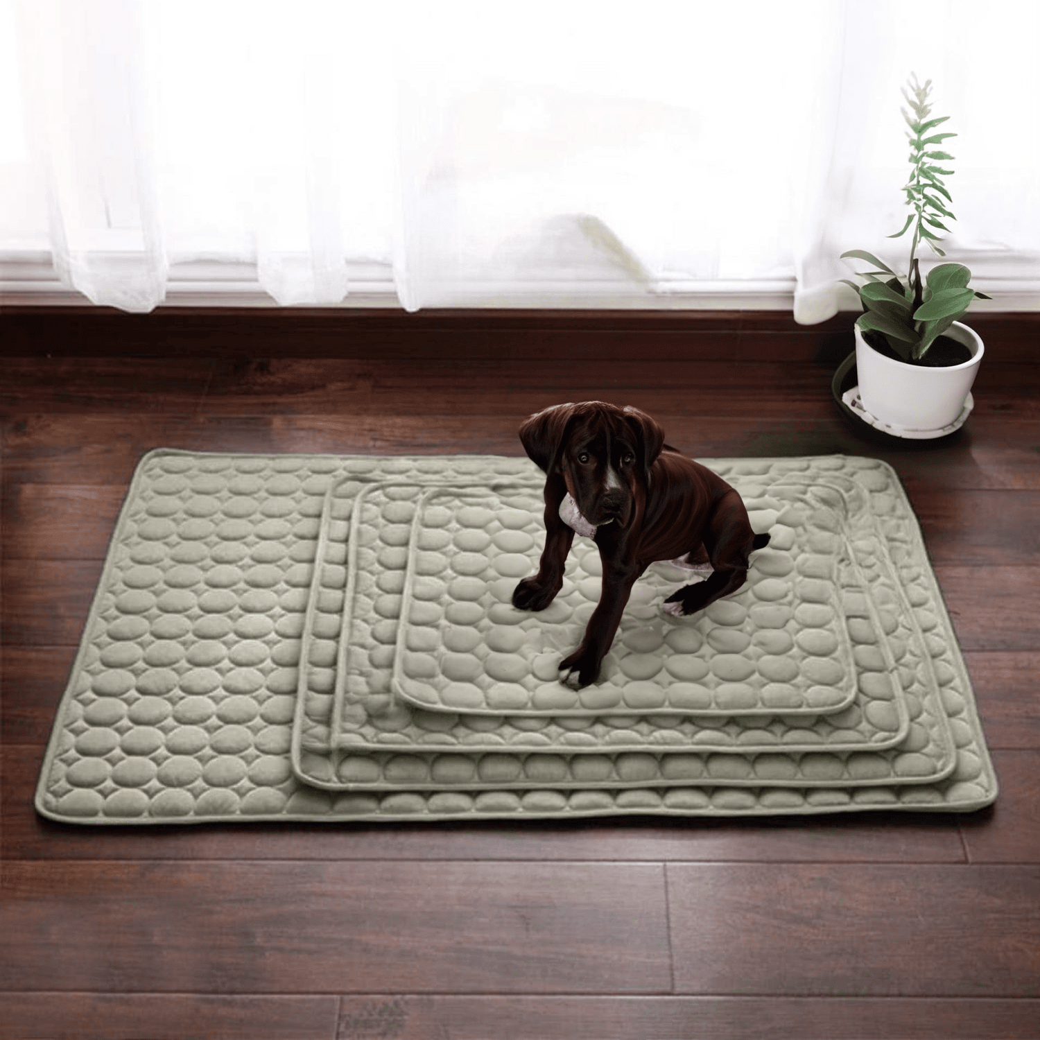 ComfortChill | Cooling Dog Mat with 4X Cooling Power | Durable Design for Hot Weather Relief 2