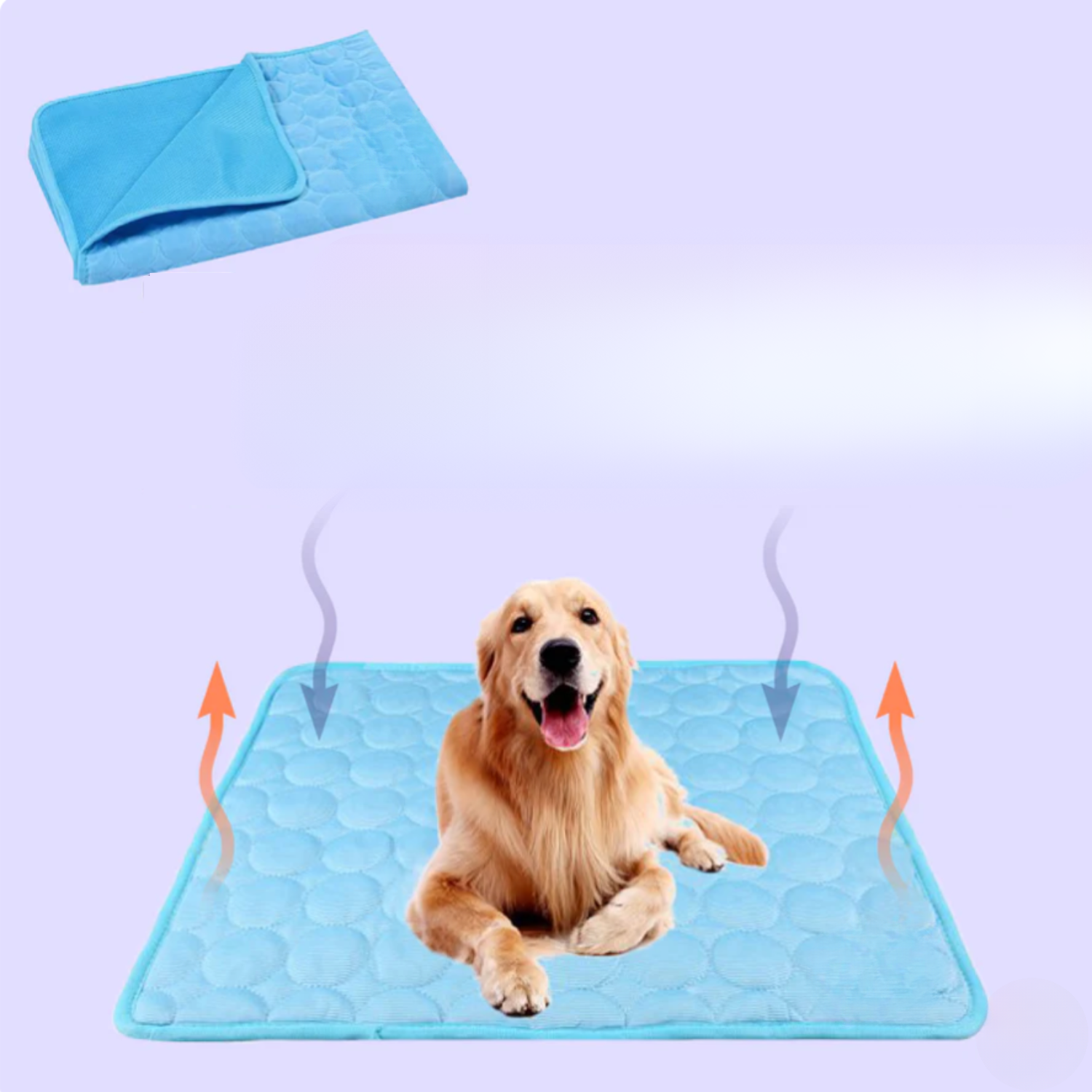 ComfortChill | Cooling Dog Mat with 4X Cooling Power | Durable Design for Hot Weather Relief 5