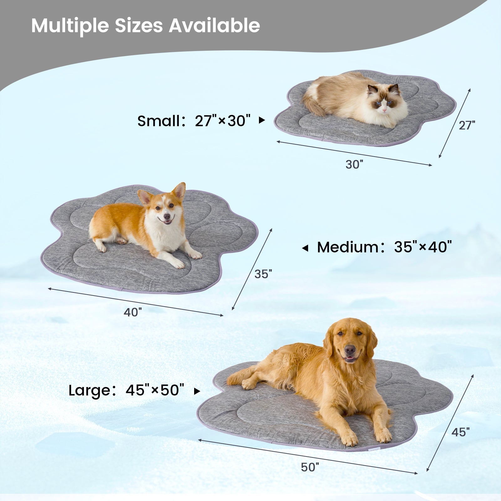 Comfort Haven | Dog Cooling Mat with Instant Chill Relief | Waterproof & Non-Slip Design for Ultimate Pet Comfort 7