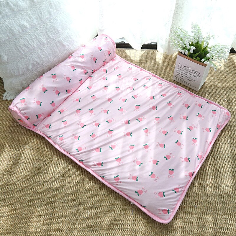 Comfort Haven | Self-Cooling Dog Bed with Plush Pillow | Easy-Clean Design for Ultimate Relaxation 10