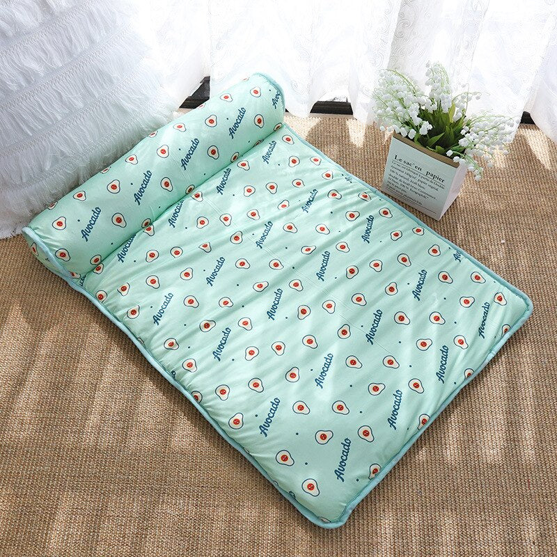 Comfort Haven | Self-Cooling Dog Bed with Plush Pillow | Easy-Clean Design for Ultimate Relaxation 8