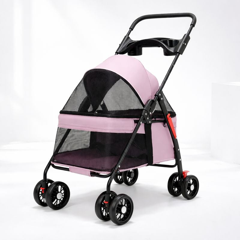 Comfort Pet Gear | Dog Stroller with Lightweight Frame & Breathable Mesh | Easy Travel for Small Dogs 0