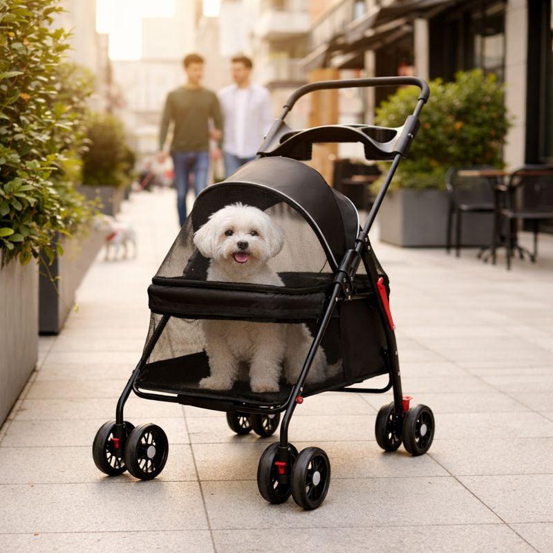 Comfort Pet Gear | Dog Stroller with Lightweight Frame & Breathable Mesh | Easy Travel for Small Dogs 2