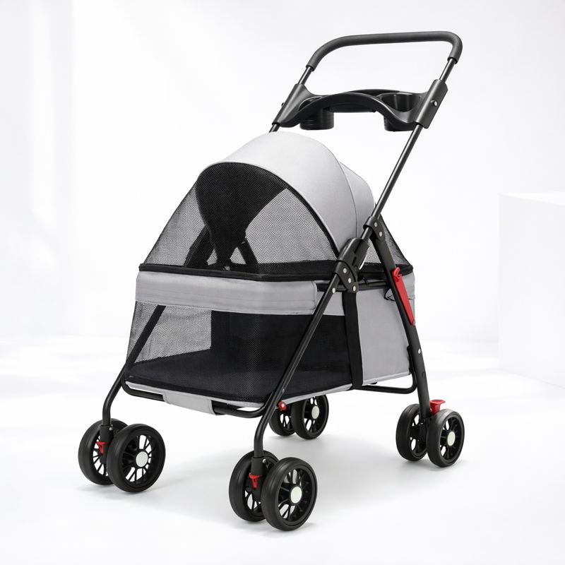 Comfort Pet Gear | Dog Stroller with Lightweight Frame & Breathable Mesh | Easy Travel for Small Dogs 8