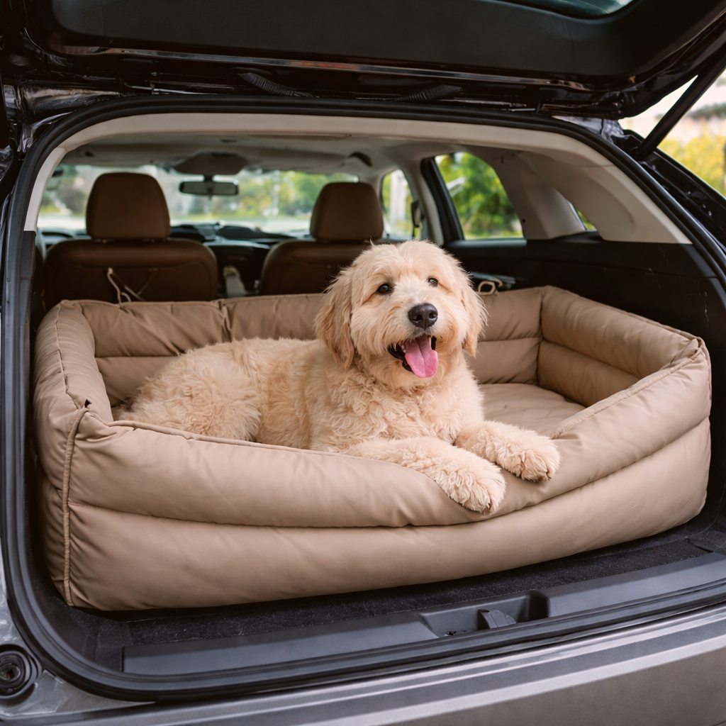 Comfort Pet | Dog Booster Seat with Waterproof Design | Elevated Car Seat for Safe Travel 5