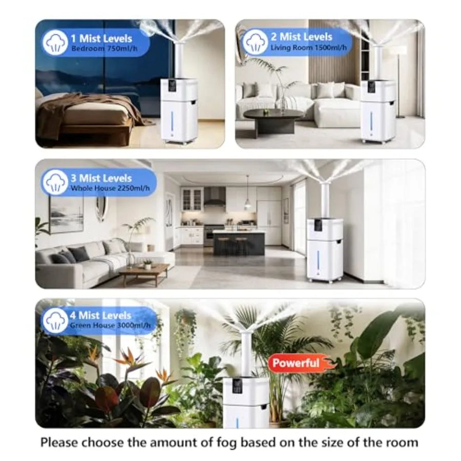 Commercial Series | Cool Mist Humidifier with 30L Capacity | Quiet Operation for Large Rooms up to 4200 sq ft 4
