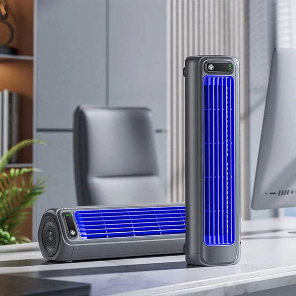 Compact Air Circulator | Tower Fan with 3 Speed Settings | Portable Cooling Solution for Small Spaces 1