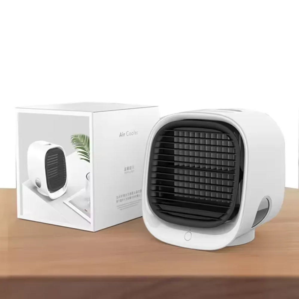 Compact Air Cooler | Mini USB Humidifier with LED Light for Refreshing Comfort 3