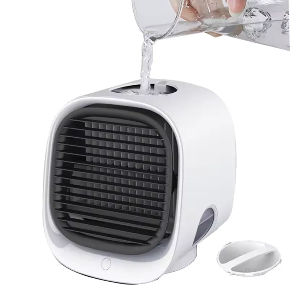 Compact Air Cooler | Mini USB Humidifier with LED Light for Refreshing Comfort 4