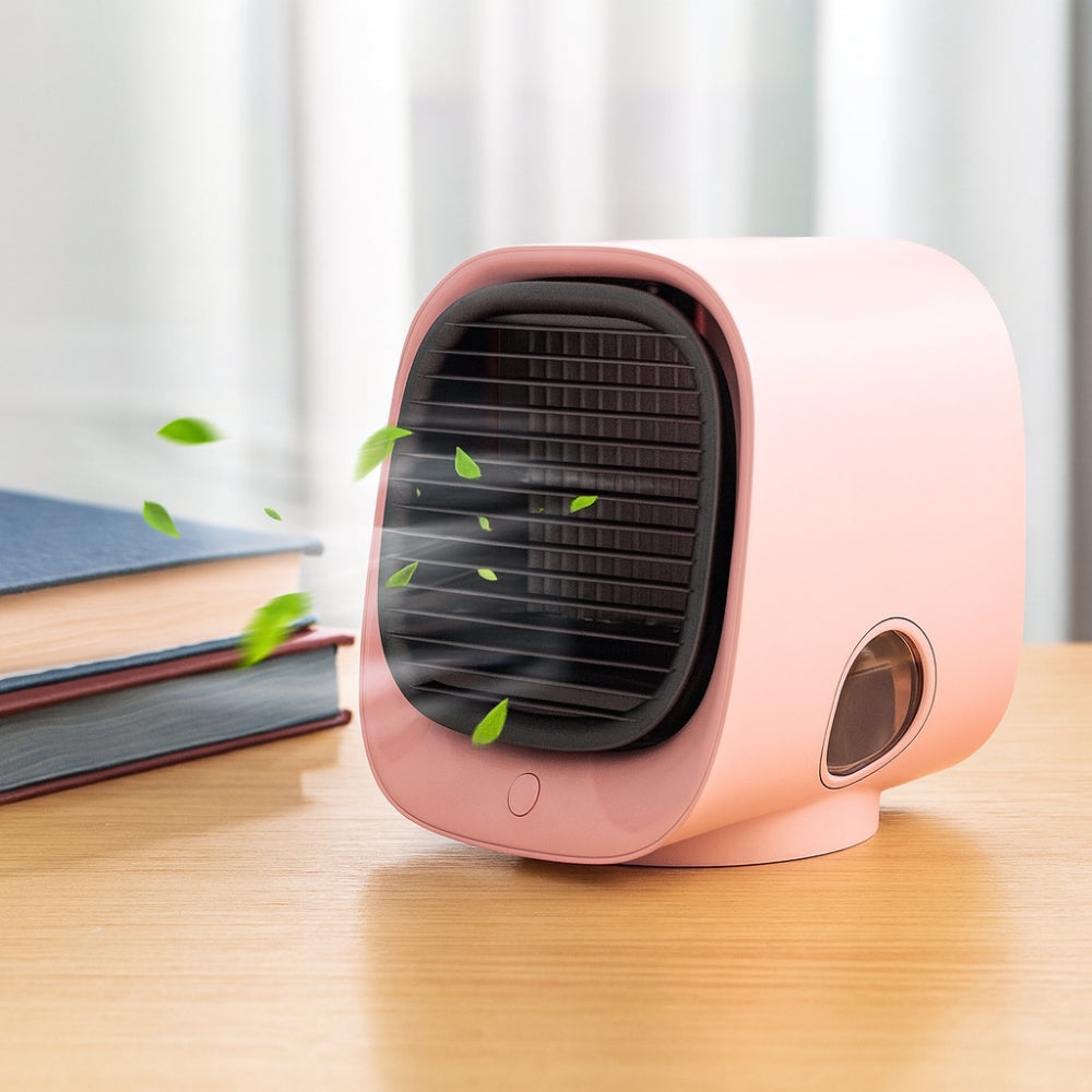 Compact Air Cooler | Mini USB Humidifier with LED Light for Refreshing Comfort 7