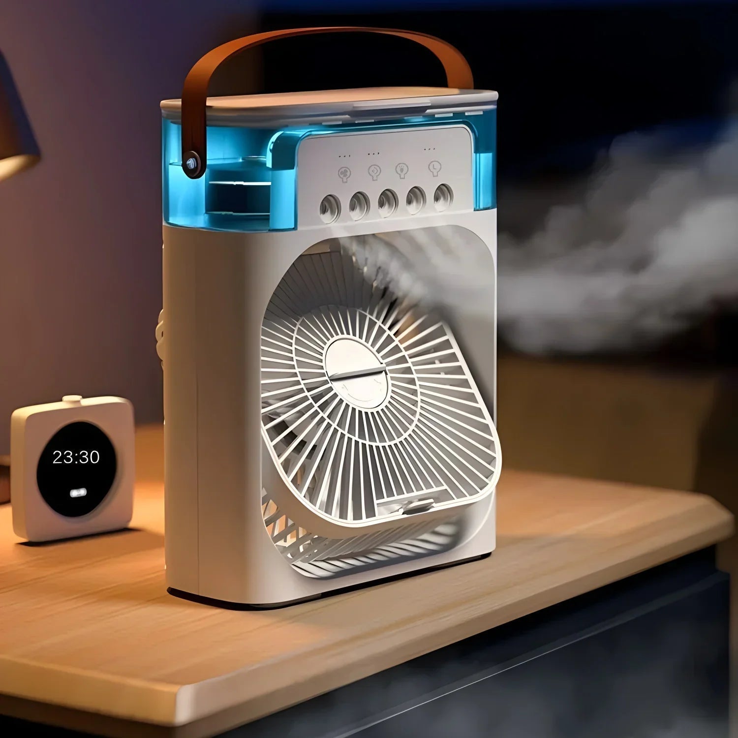 Compact Air Cooler | Portable Air Conditioner with Custom Airflow | 3-in-1 Humidifier for Everyday Comfort
