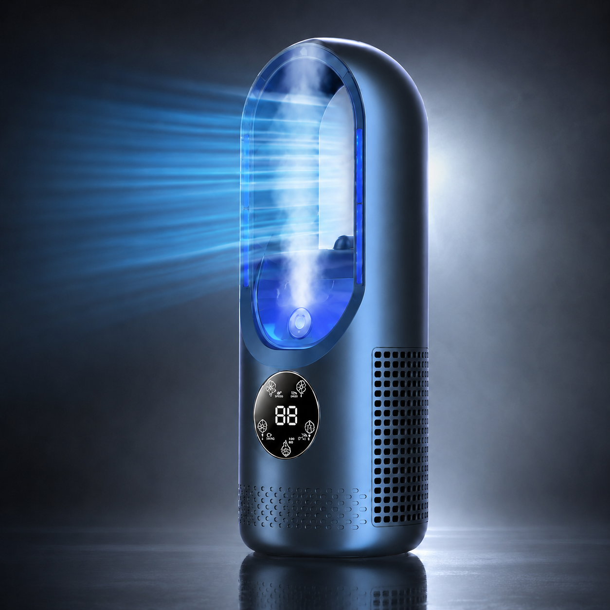 Compact Bladeless Desktop Air Conditioner with Quiet Operation | Ideal for Personal Cooling 4