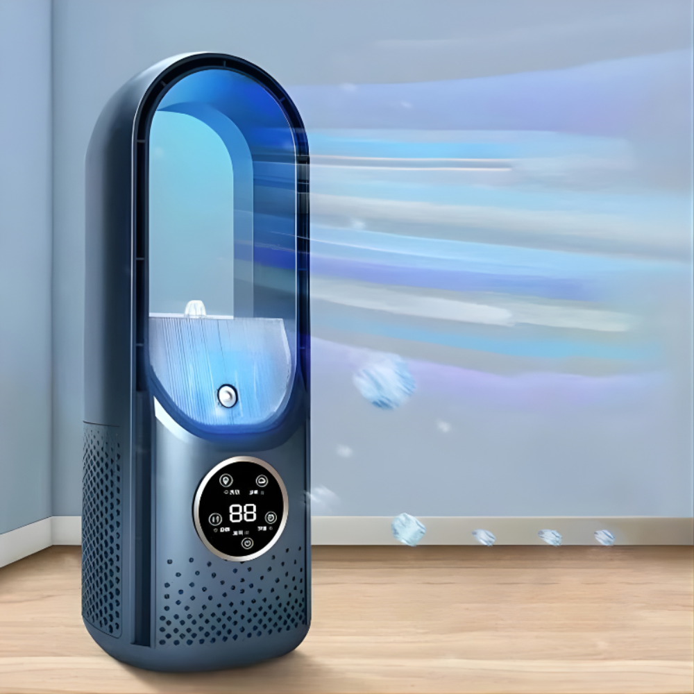 Compact Bladeless Portable Air Conditioner with Quiet Operation | Ideal for Bedrooms and Offices 6