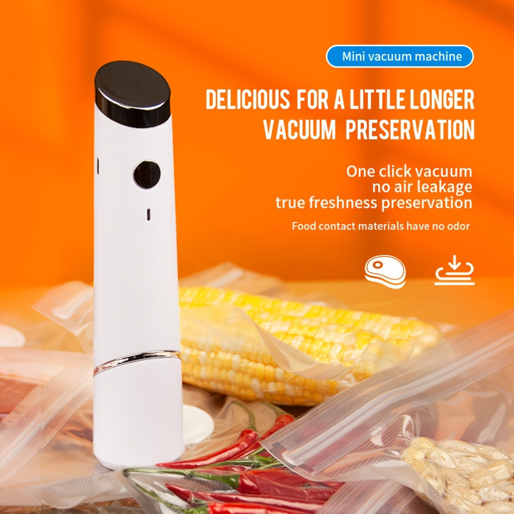 Compact Food Vacuum Sealer Machine with USB Rechargeable Battery | Efficient Food Preservation for Freshness and Reduced Waste 3