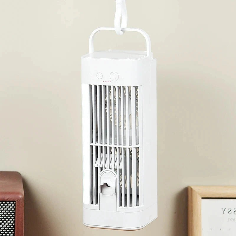 Compact Mini Desk Fan | USB Desk Fan with Ultrasonic Mist & Quiet Operation for Instant Cooling Relief 4