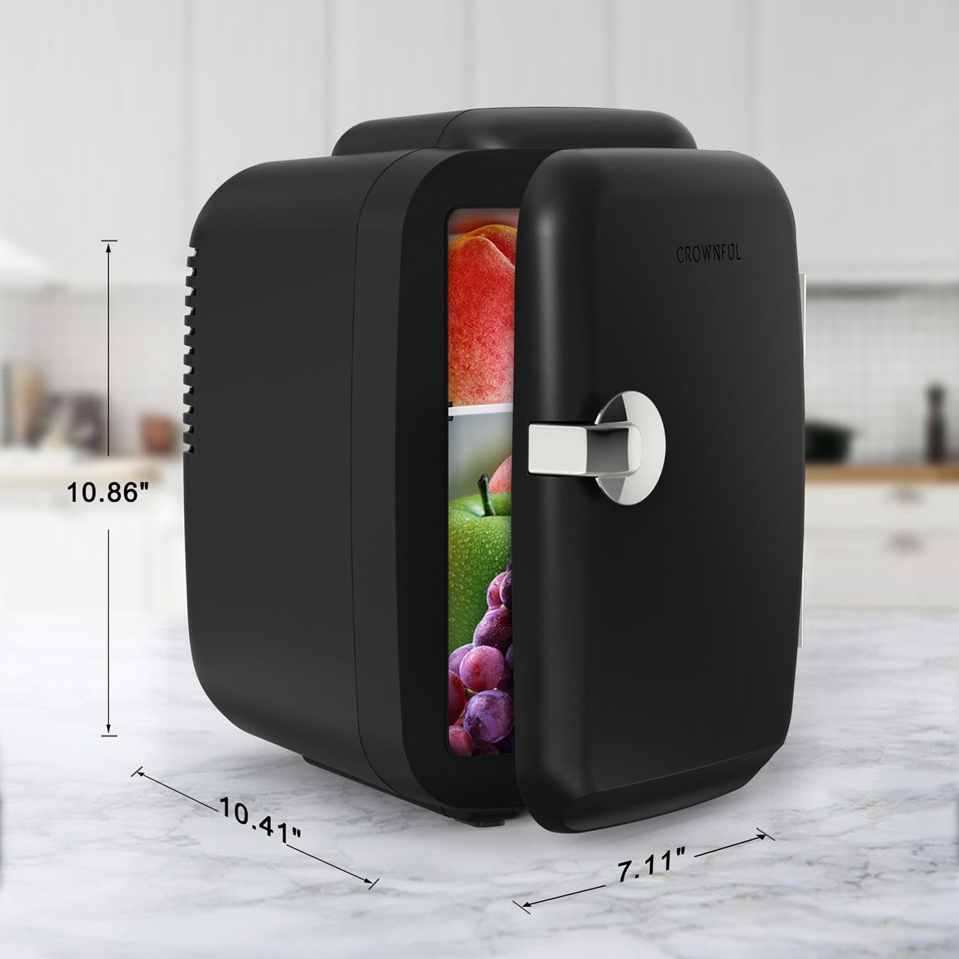 Compact Mini Fridge | 4L Cooling & Heating Refrigerator for Skincare & Food Storage in Bedroom 1