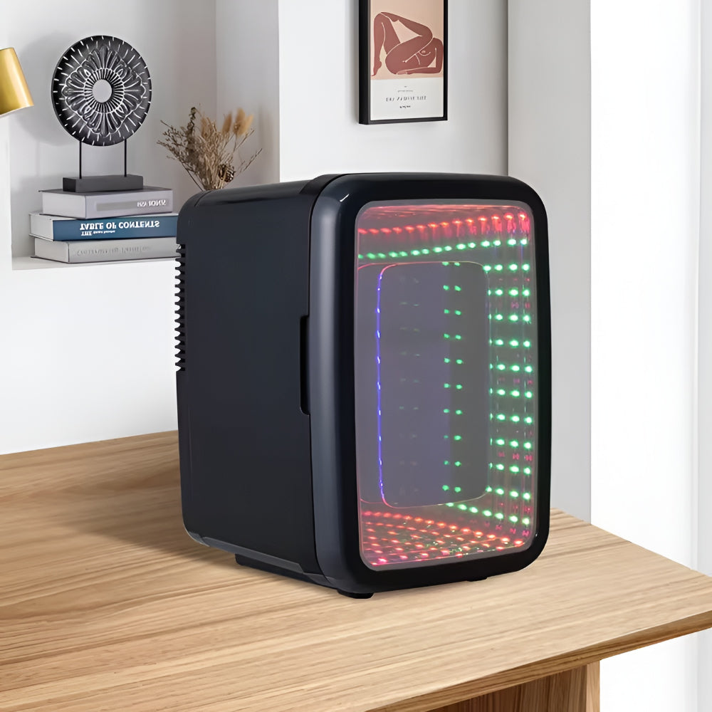 Compact Mini Fridge | Small Refrigerator with Freezer Section | Ideal for Bedrooms and Travel 2