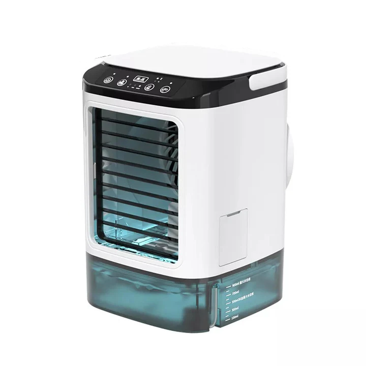 Compact Mini Portable Air Conditioner with Adjustable Fan Speed | Personal Cooling Solution for Desks and Small Spaces