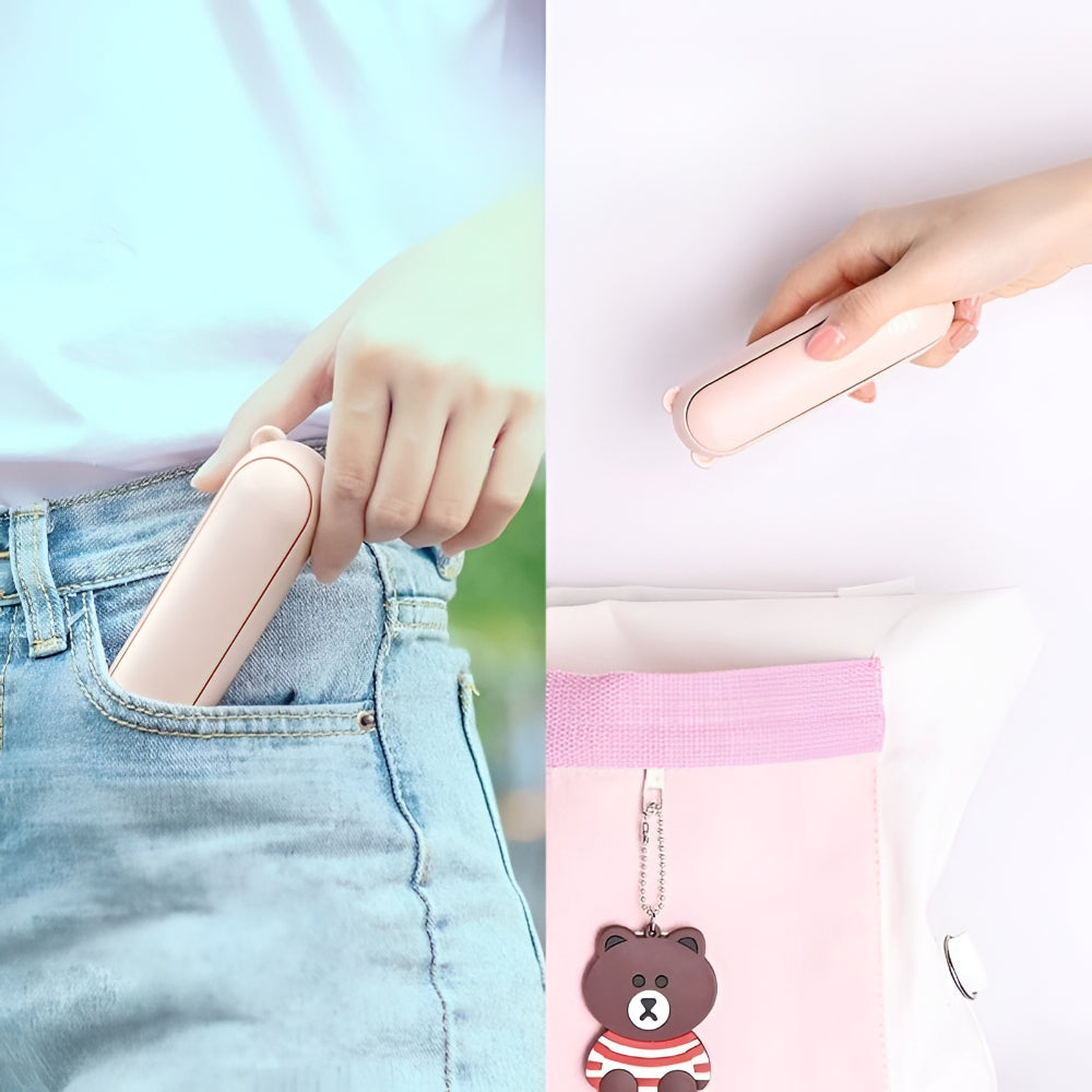 Compact Pocket Fan | USB Rechargeable Handheld Cooling Fan with Power Bank Functionality 5