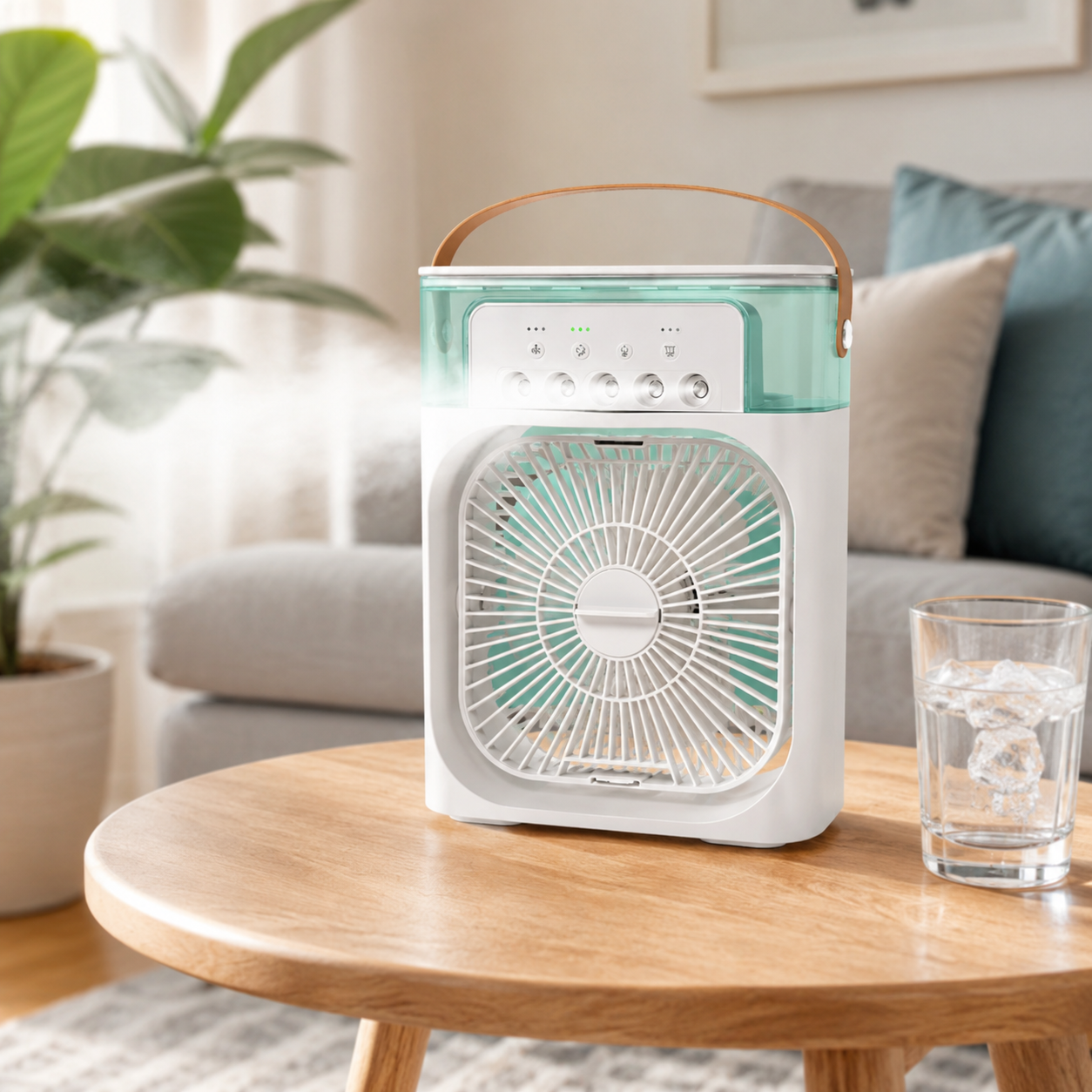 Compact Portable AC Unit with Evaporative Cooling & Remote Control for Personal Comfort 2