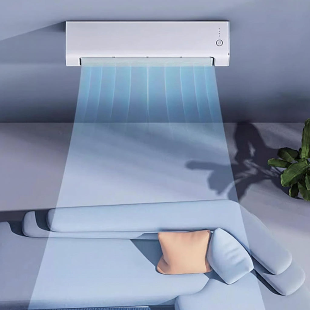 Compact Portable Air Conditioner Fan with Remote Control & Oscillation | Versatile Cooling for Home and Office