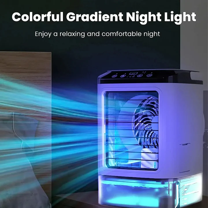 Compact Portable Air Conditioner | Efficient Cooling with 3 Fan Speeds | Lightweight Design for Small Spaces 1