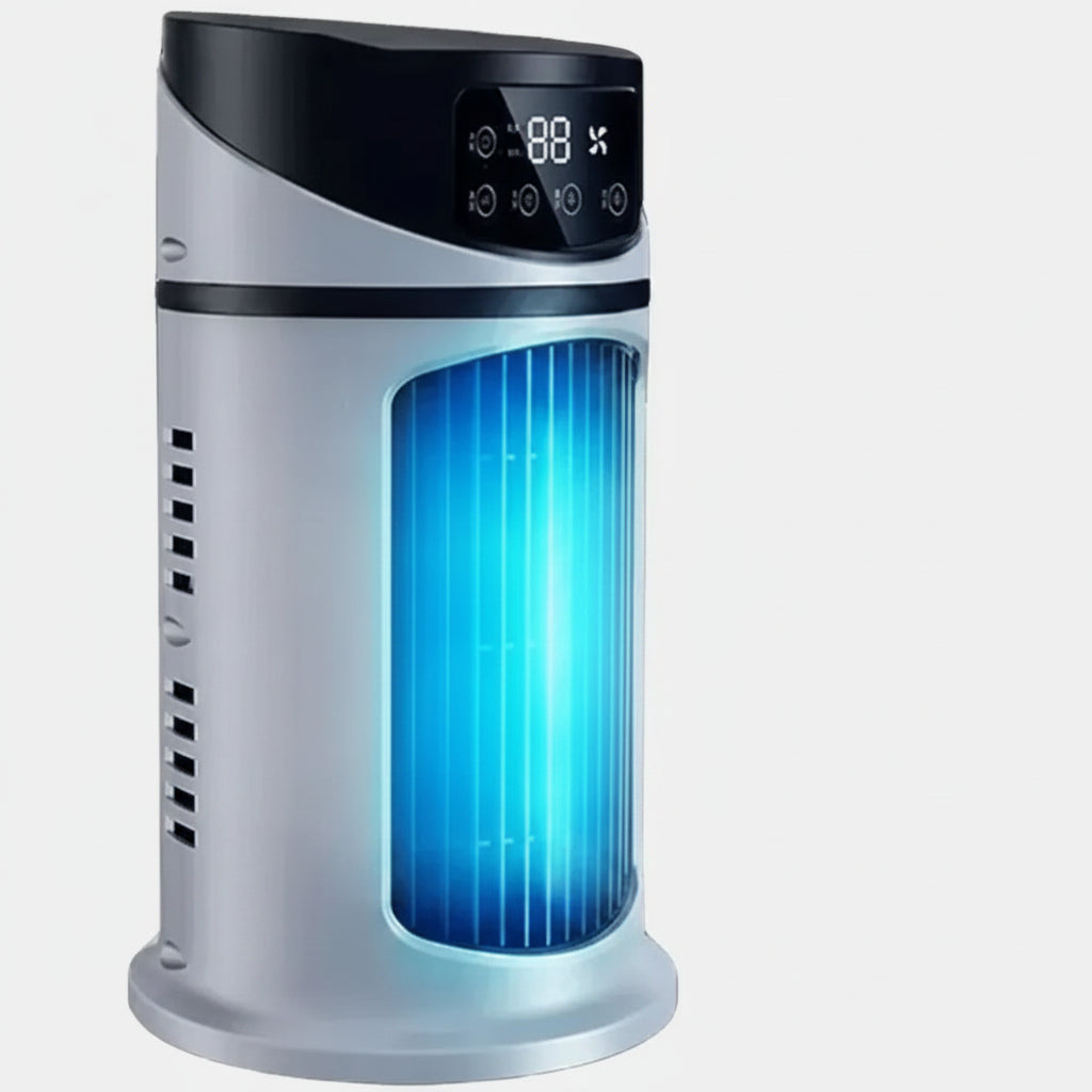 Compact Portable Air Conditioner | Evaporative Cooling Fan with Humidifier | Space-Saving Design for Personalized Comfort 2