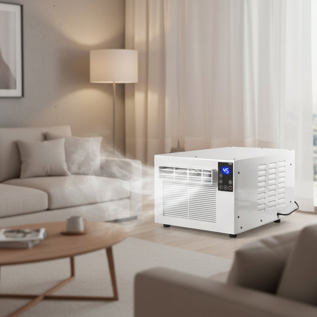 Compact Portable Air Conditioner with Quiet Cooling & Dehumidifier for Comfortable Indoor Spaces 2