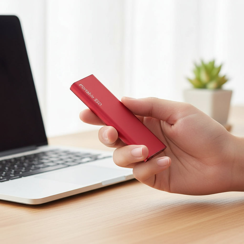 Compact Portable SSD Storage Device with 4TB Capacity & USB-C Connectivity 4
