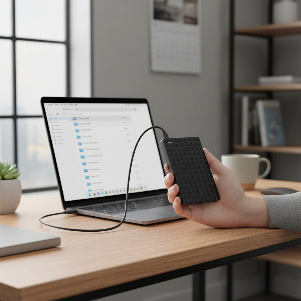 Compact Portable SSD | External Hard Drive with USB 3.0 for Fast Data Transfer 1