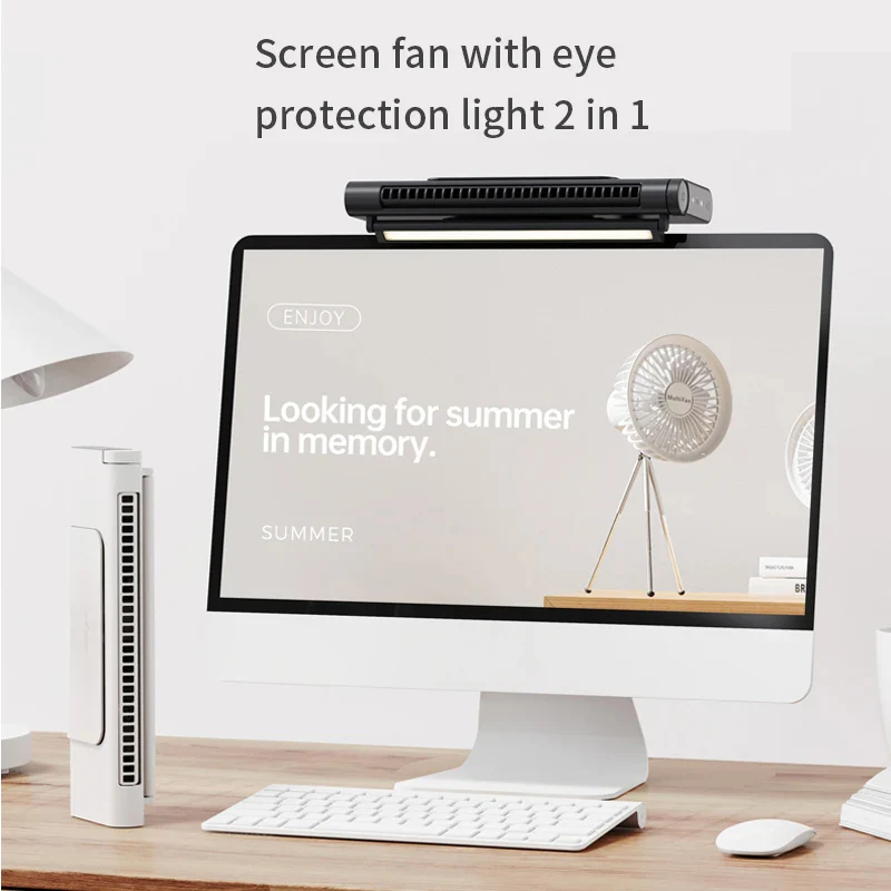 Compact USB Desk Fan | Bladeless Design with Adjustable Airflow | Quiet Operation for Efficient Cooling 3