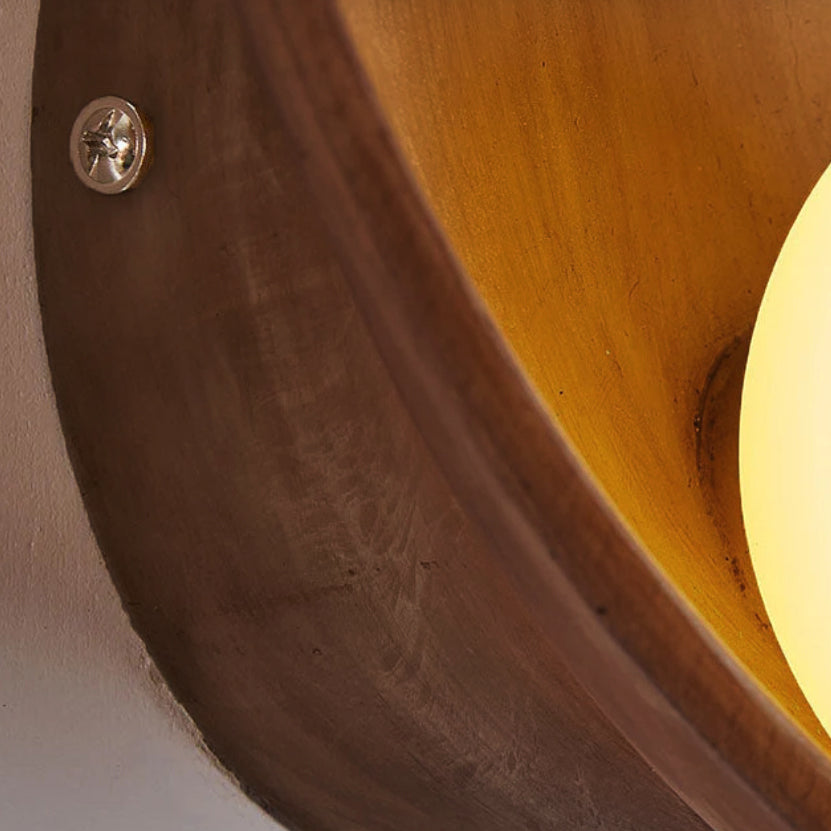 Contemporary Glass Wall Sconce | Round Design with Soft Ambient Lighting | Elegant Accent for Modern Interiors 2