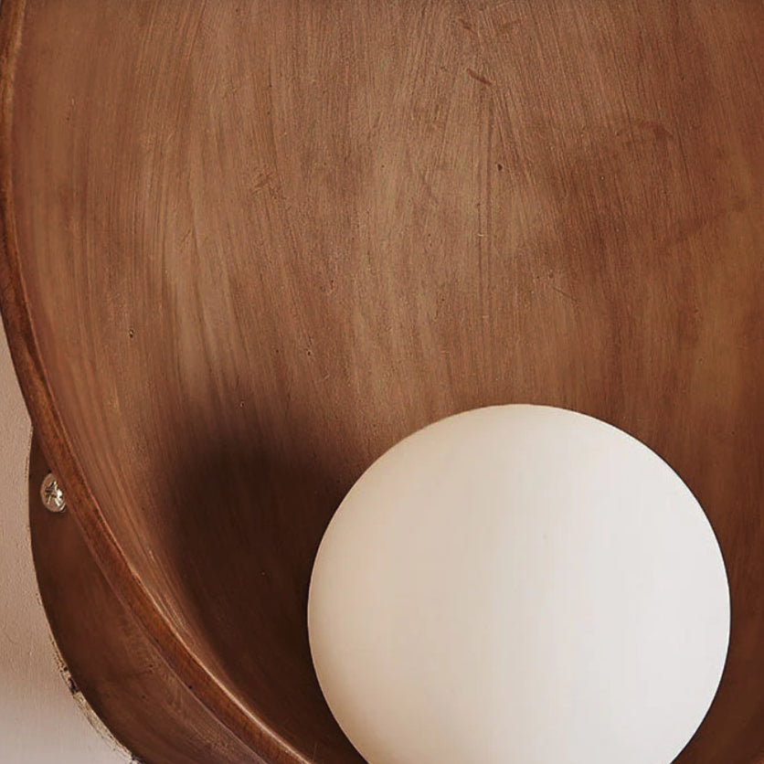 Contemporary Glass Wall Sconce | Round Design with Soft Ambient Lighting | Elegant Accent for Modern Interiors 4