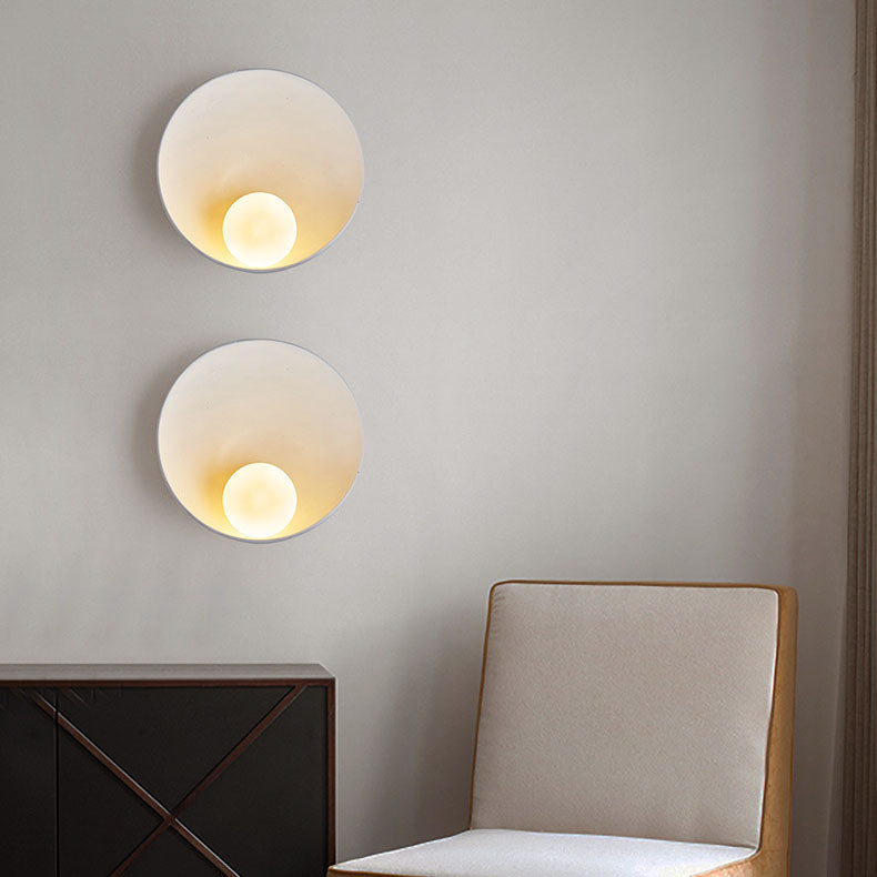 Contemporary Glass Wall Sconce | Round Design with Soft Ambient Lighting | Elegant Accent for Modern Interiors 9