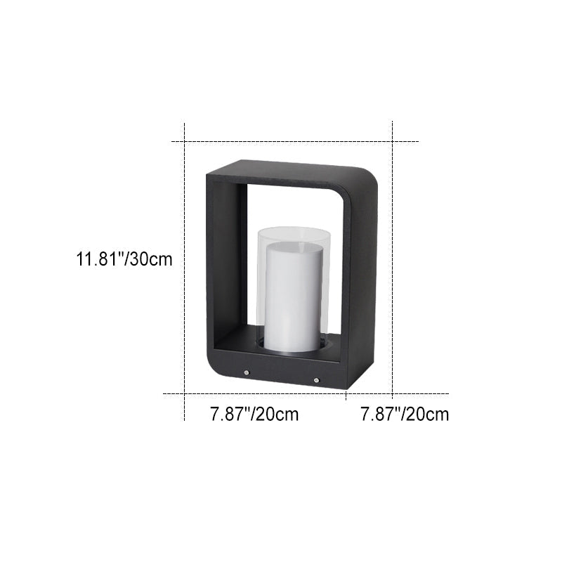 Contemporary Outdoor LED Light | Waterproof Solar & Wired Options for Versatile Illumination 0