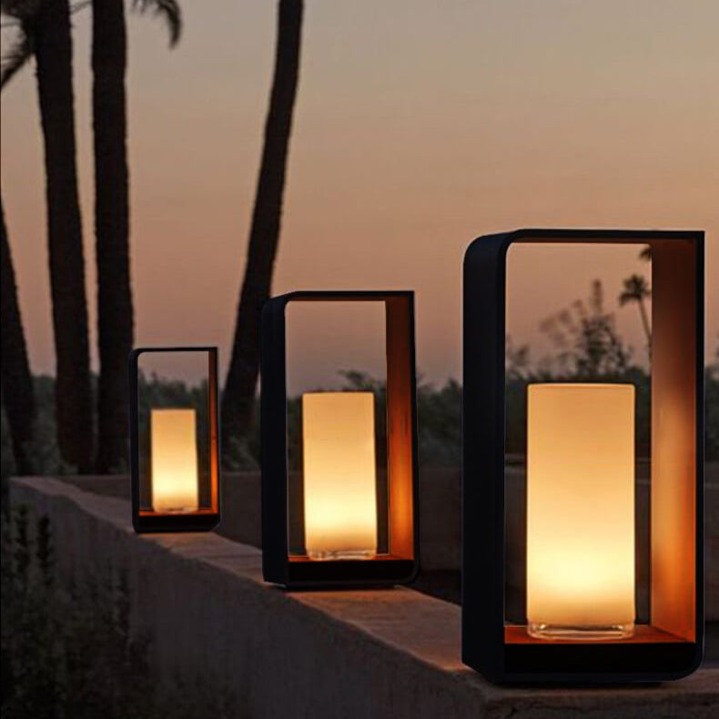 Contemporary Outdoor LED Light | Waterproof Solar & Wired Options for Versatile Illumination 2